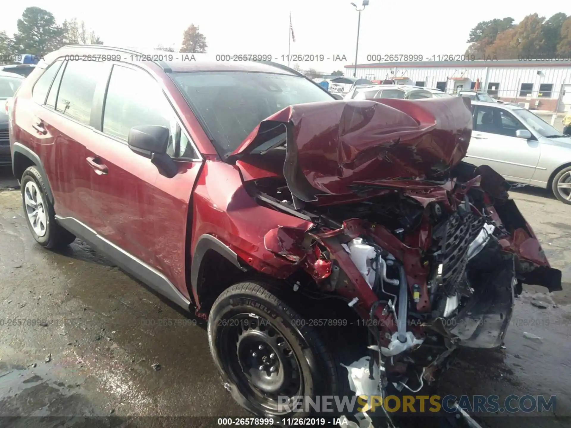 6 Фотография поврежденного автомобиля 2T3H1RFV5KW027524 TOYOTA RAV4 2019