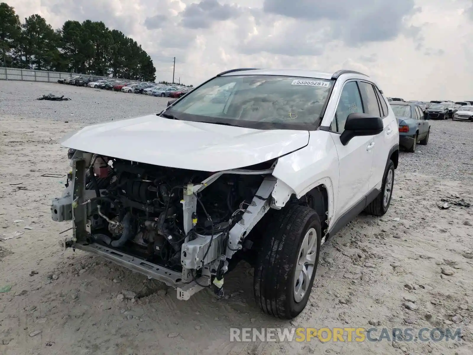 2 Photograph of a damaged car 2T3H1RFV5KW029130 TOYOTA RAV4 2019