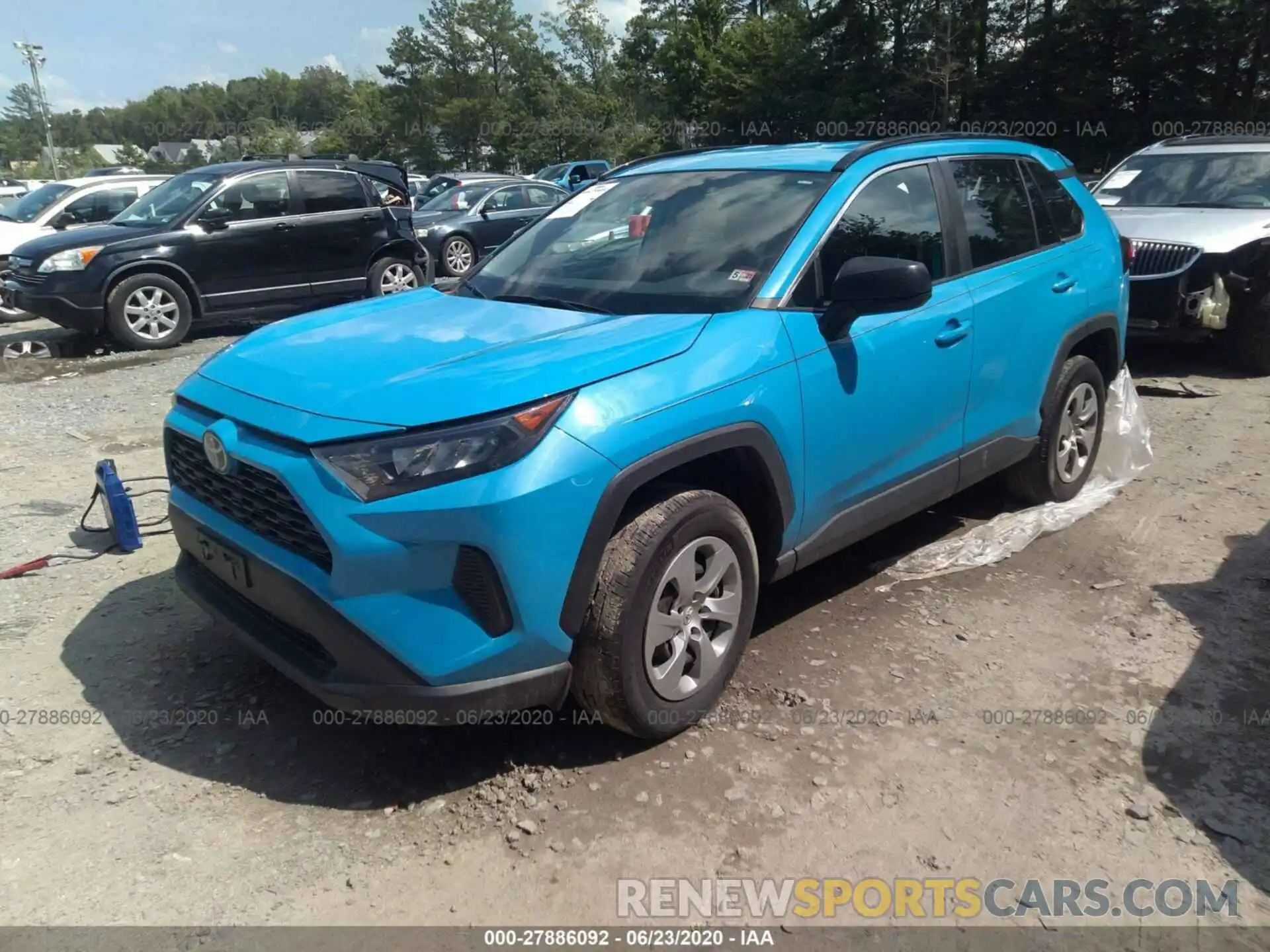 2 Фотография поврежденного автомобиля 2T3H1RFV5KW033811 TOYOTA RAV4 2019