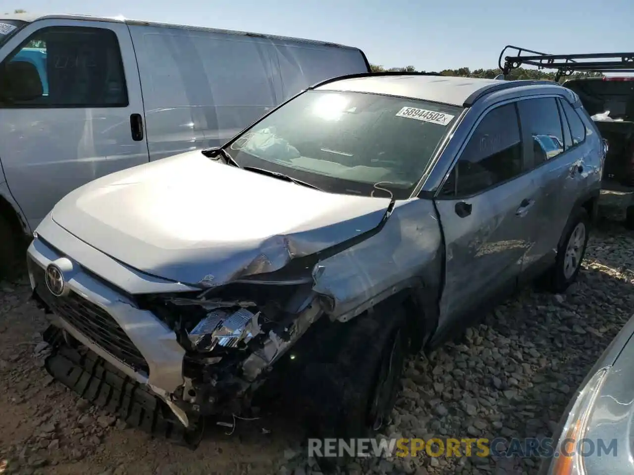 2 Photograph of a damaged car 2T3H1RFV5KW033856 TOYOTA RAV4 2019