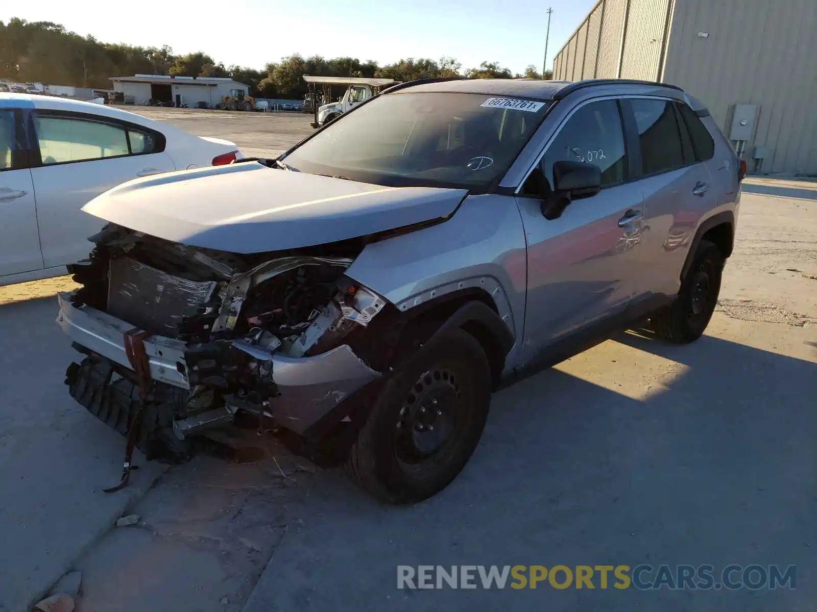 2 Photograph of a damaged car 2T3H1RFV5KW034201 TOYOTA RAV4 2019