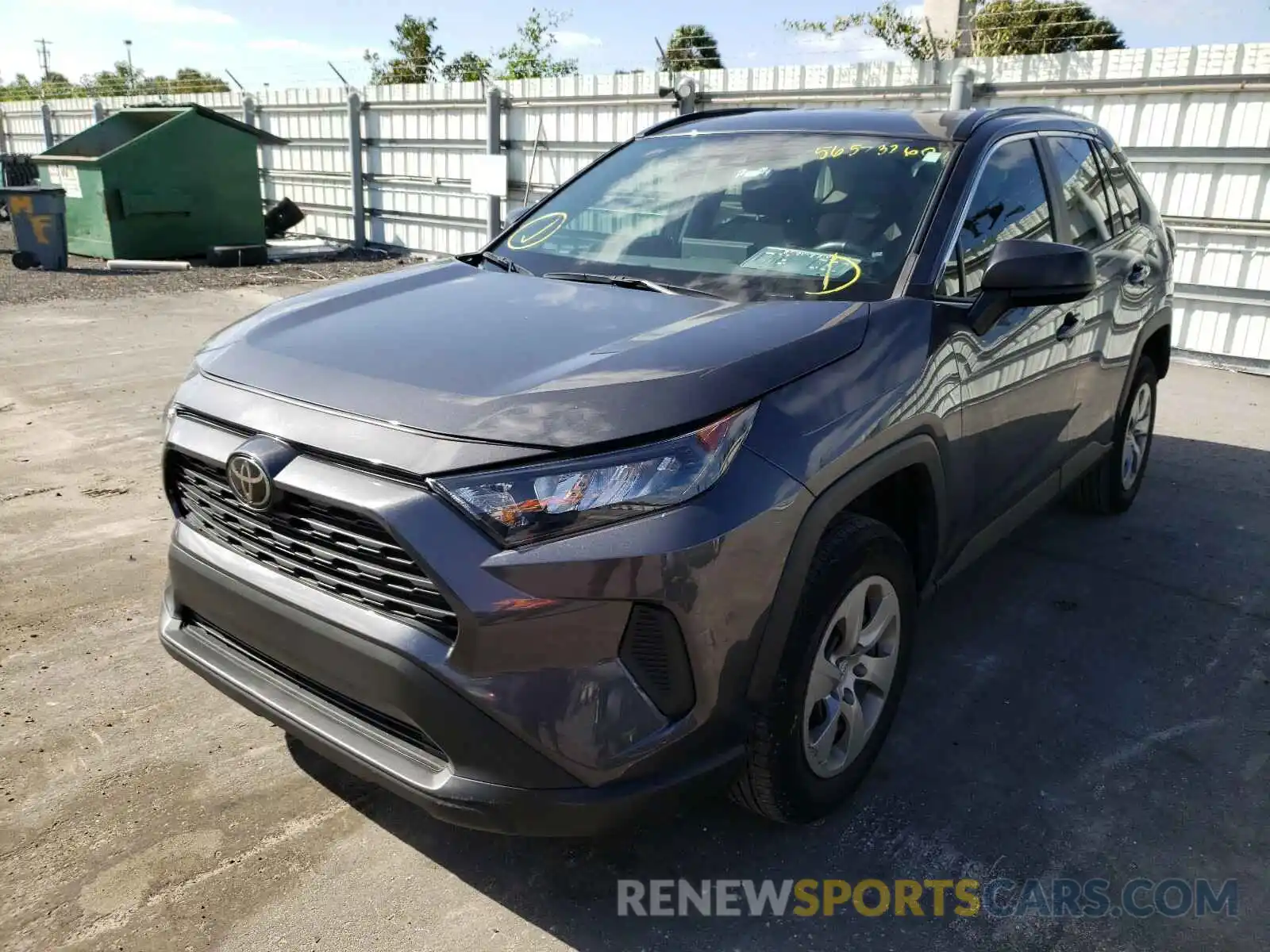 2 Photograph of a damaged car 2T3H1RFV5KW034506 TOYOTA RAV4 2019