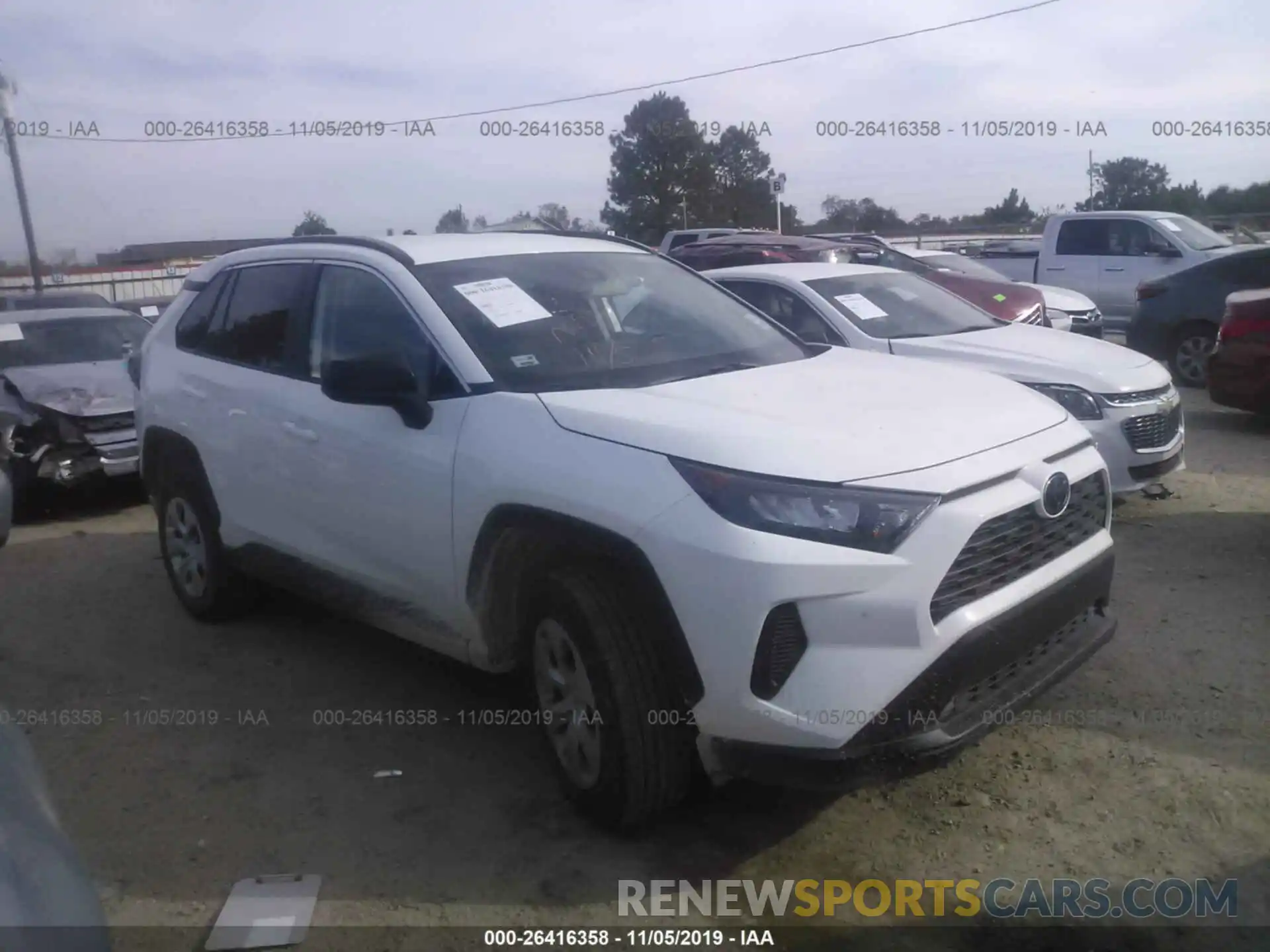 1 Фотография поврежденного автомобиля 2T3H1RFV5KW034778 TOYOTA RAV4 2019