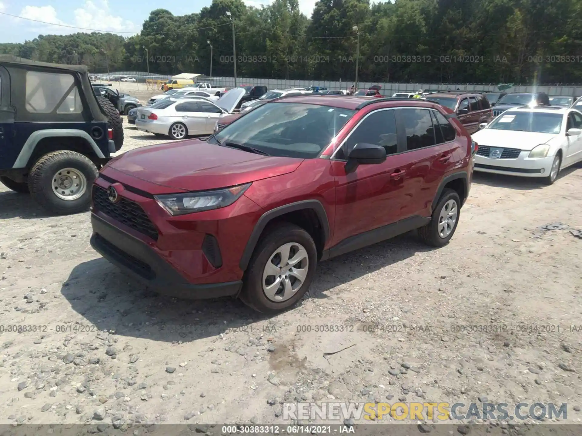 2 Фотография поврежденного автомобиля 2T3H1RFV5KW036899 TOYOTA RAV4 2019