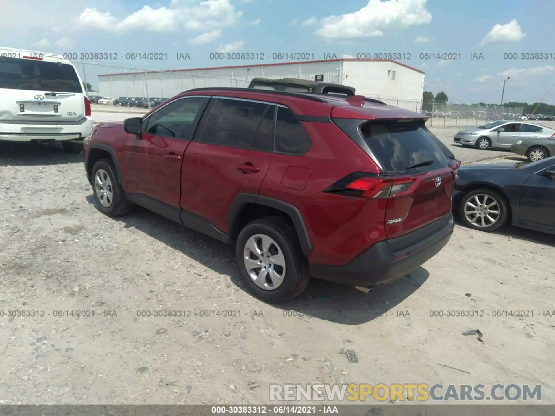 3 Фотография поврежденного автомобиля 2T3H1RFV5KW036899 TOYOTA RAV4 2019