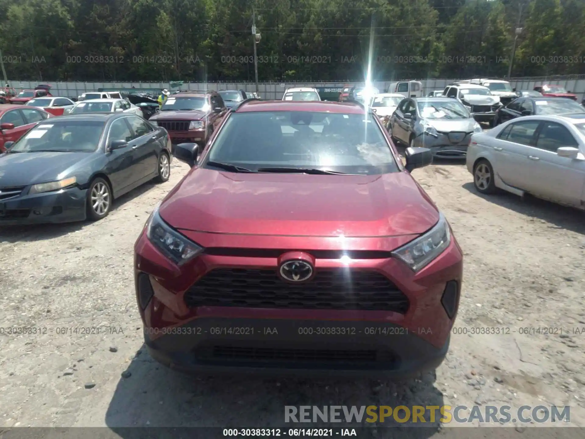 6 Photograph of a damaged car 2T3H1RFV5KW036899 TOYOTA RAV4 2019