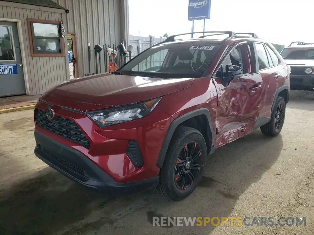 2 Фотография поврежденного автомобиля 2T3H1RFV5KW037325 TOYOTA RAV4 2019