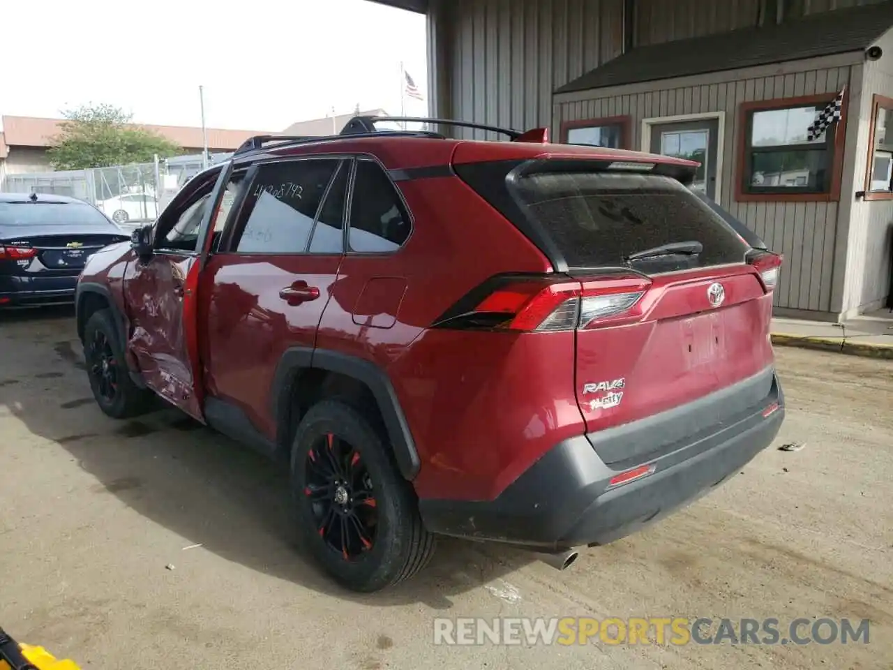 3 Photograph of a damaged car 2T3H1RFV5KW037325 TOYOTA RAV4 2019