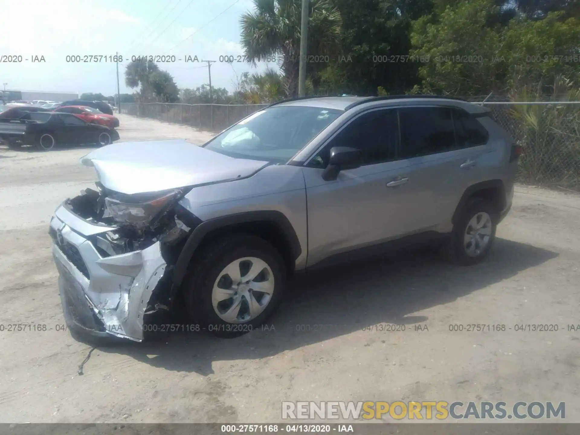 2 Photograph of a damaged car 2T3H1RFV5KW042184 TOYOTA RAV4 2019