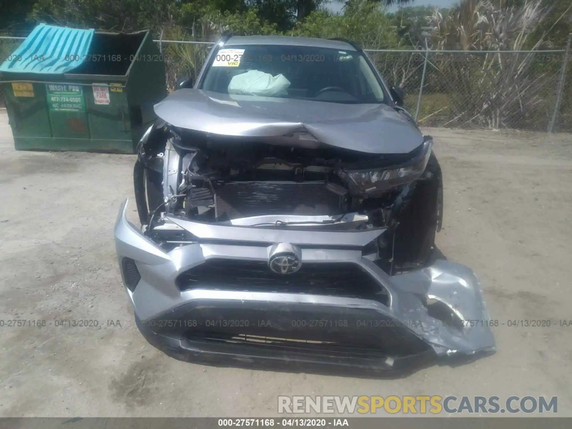 6 Photograph of a damaged car 2T3H1RFV5KW042184 TOYOTA RAV4 2019