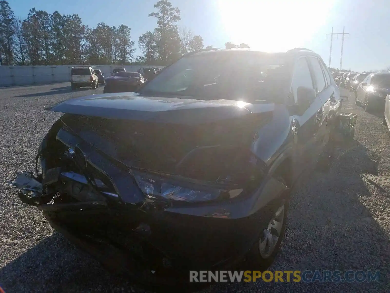 2 Photograph of a damaged car 2T3H1RFV5KW043884 TOYOTA RAV4 2019