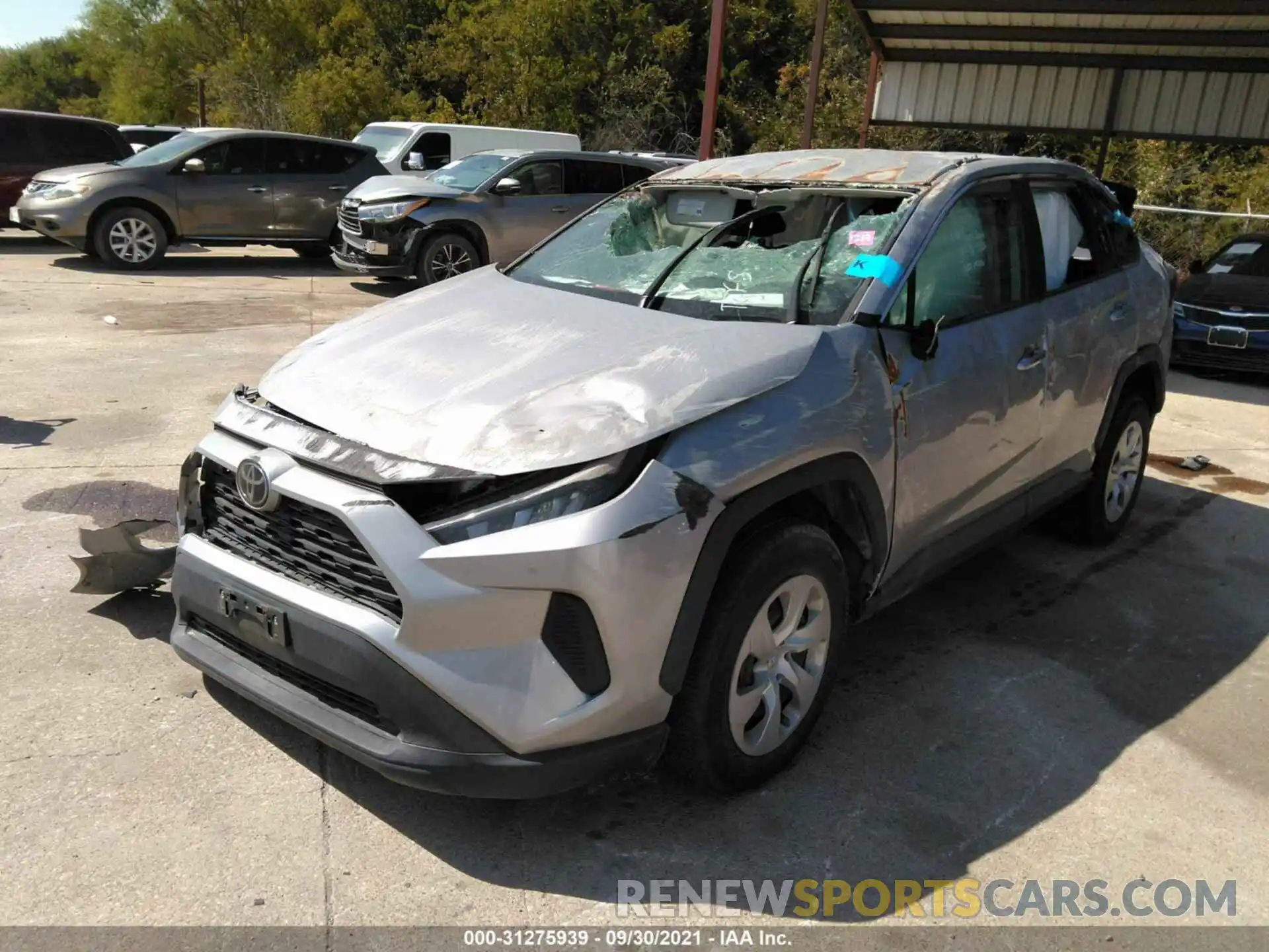 2 Фотография поврежденного автомобиля 2T3H1RFV5KW047286 TOYOTA RAV4 2019