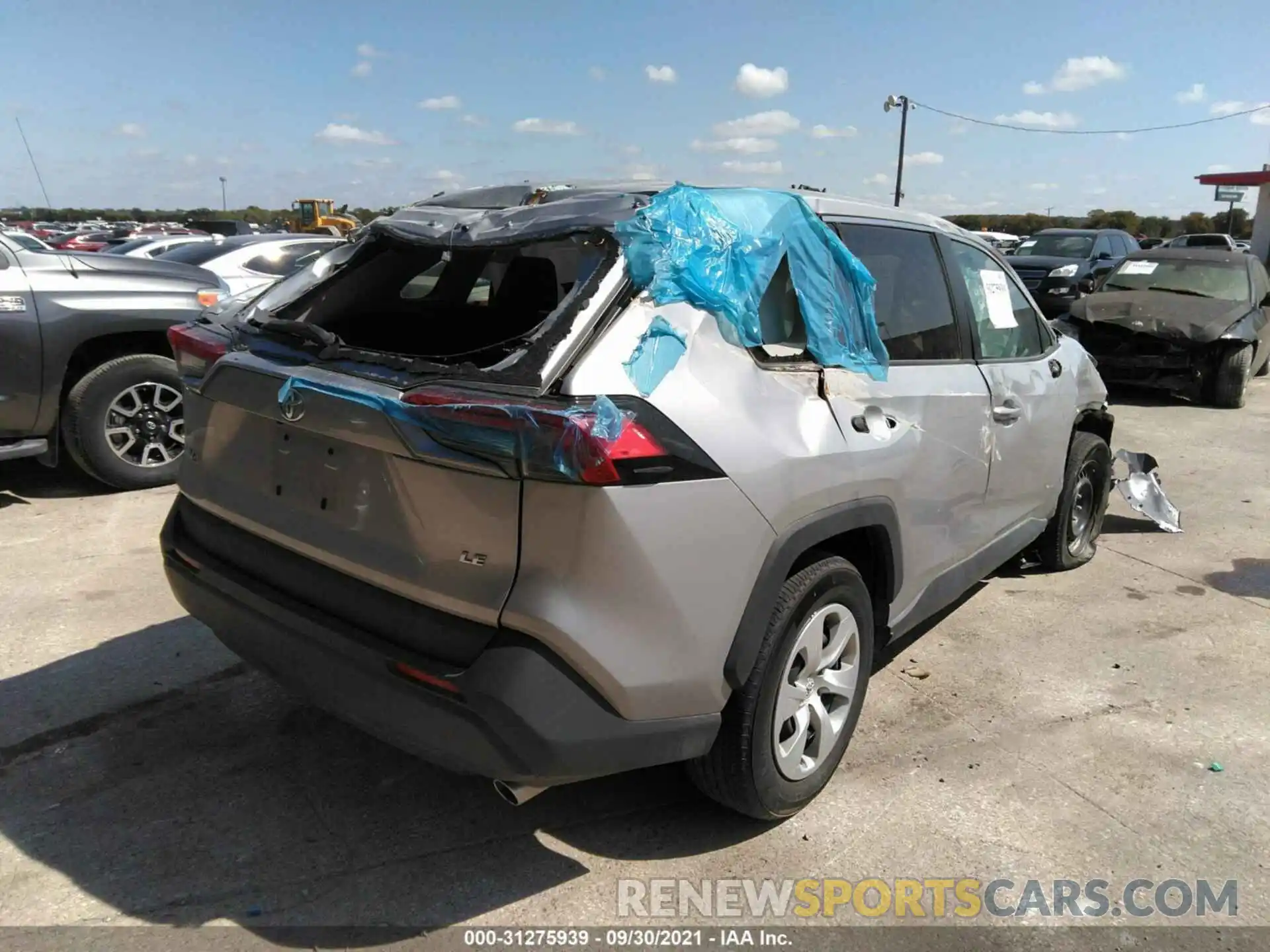 4 Фотография поврежденного автомобиля 2T3H1RFV5KW047286 TOYOTA RAV4 2019