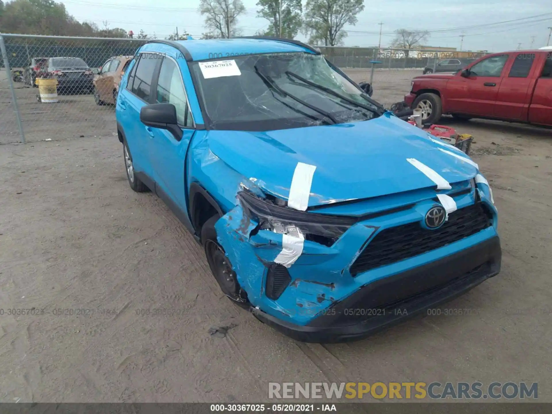 6 Photograph of a damaged car 2T3H1RFV5KW050592 TOYOTA RAV4 2019