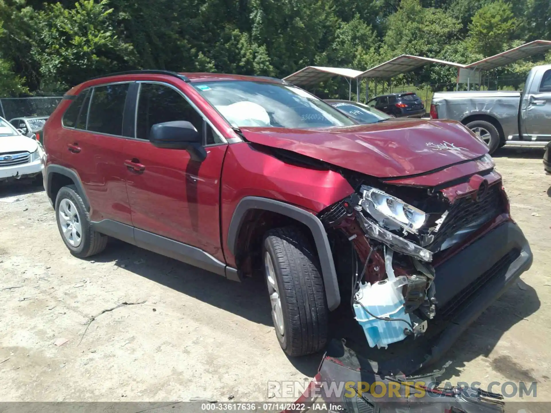 1 Фотография поврежденного автомобиля 2T3H1RFV6KC002908 TOYOTA RAV4 2019