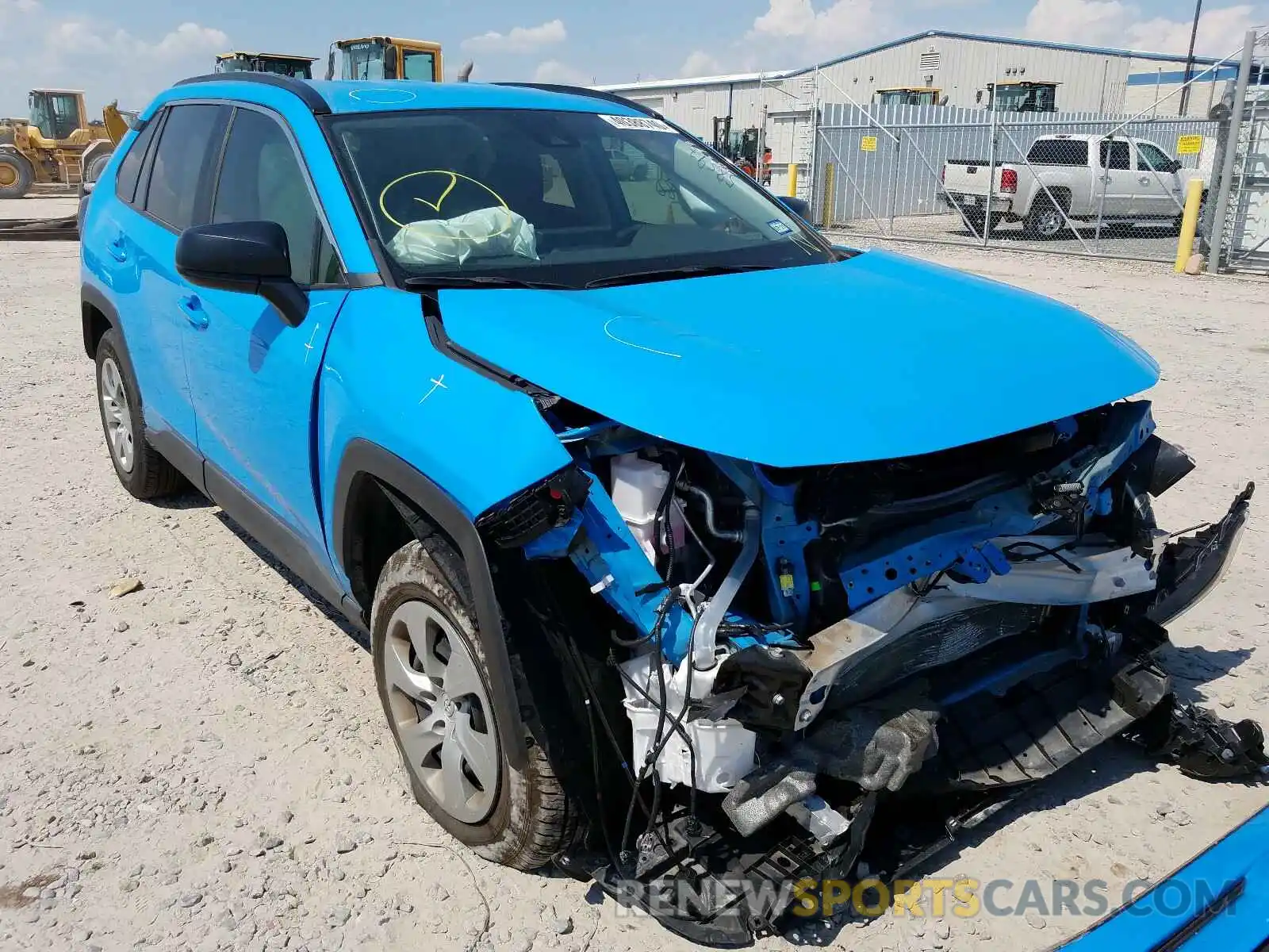 1 Photograph of a damaged car 2T3H1RFV6KC005288 TOYOTA RAV4 2019