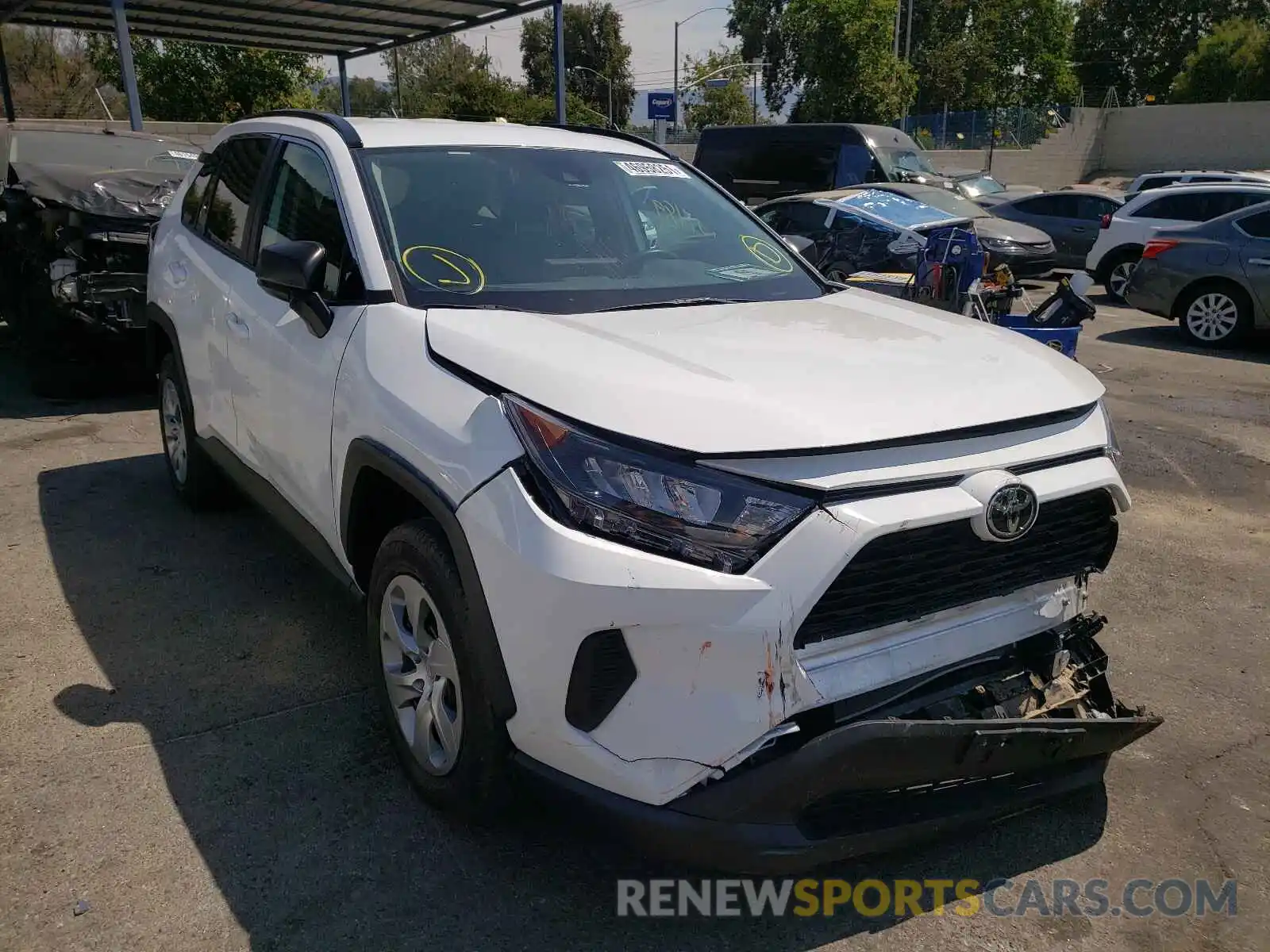 1 Фотография поврежденного автомобиля 2T3H1RFV6KC006456 TOYOTA RAV4 2019