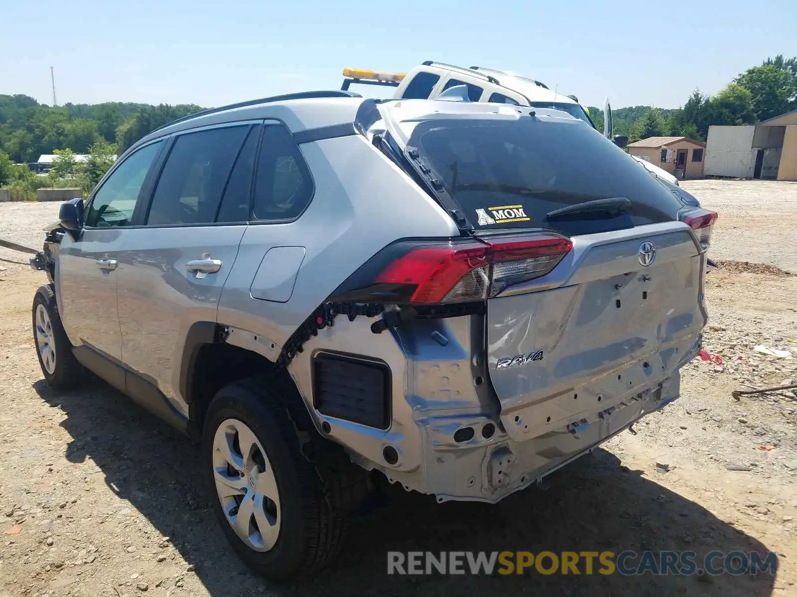 3 Photograph of a damaged car 2T3H1RFV6KC007543 TOYOTA RAV4 2019