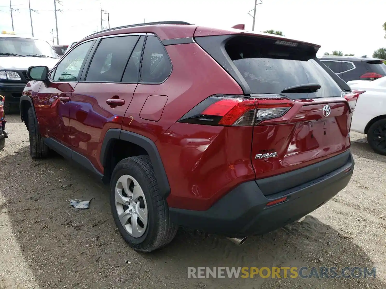 3 Photograph of a damaged car 2T3H1RFV6KC009261 TOYOTA RAV4 2019