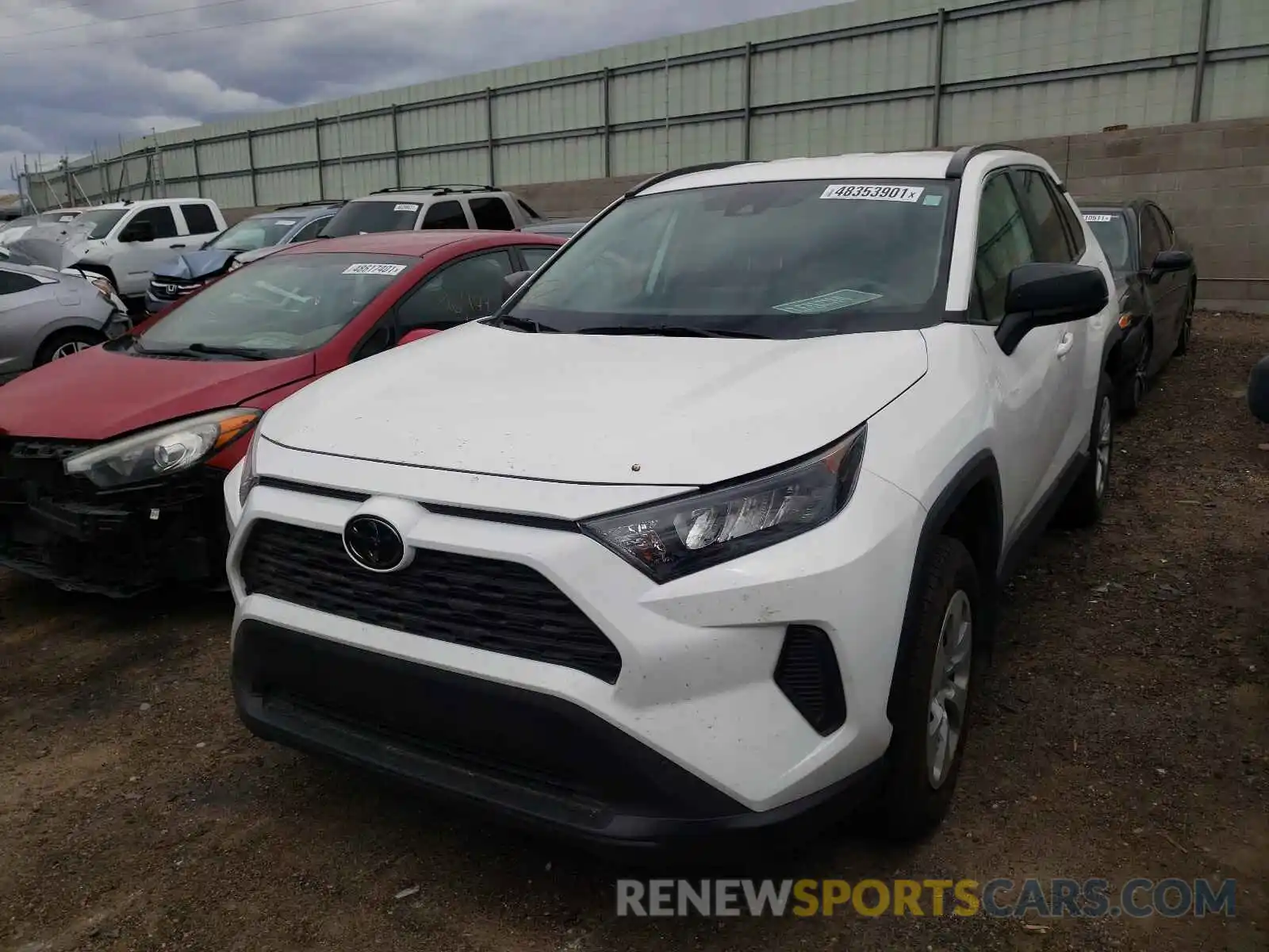 2 Фотография поврежденного автомобиля 2T3H1RFV6KC011897 TOYOTA RAV4 2019