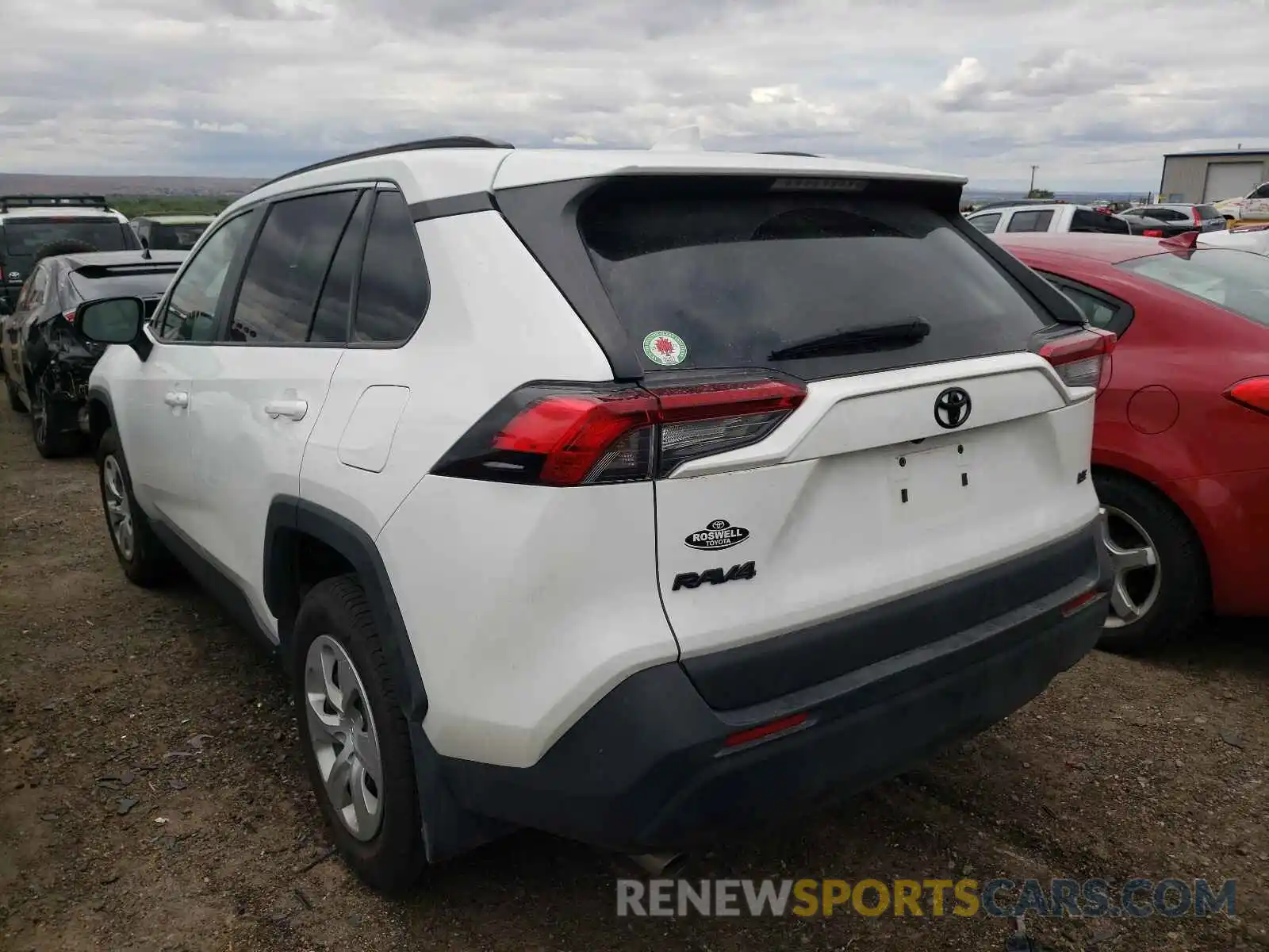 3 Photograph of a damaged car 2T3H1RFV6KC011897 TOYOTA RAV4 2019