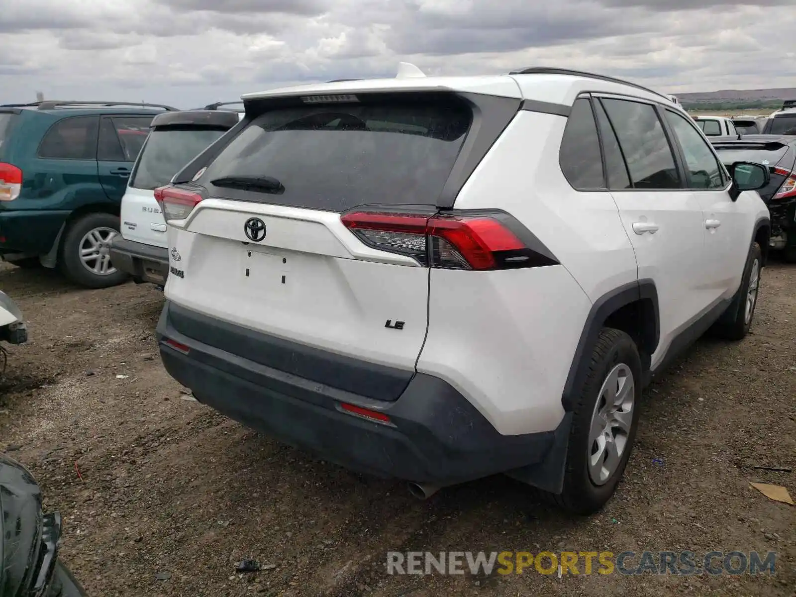 4 Photograph of a damaged car 2T3H1RFV6KC011897 TOYOTA RAV4 2019