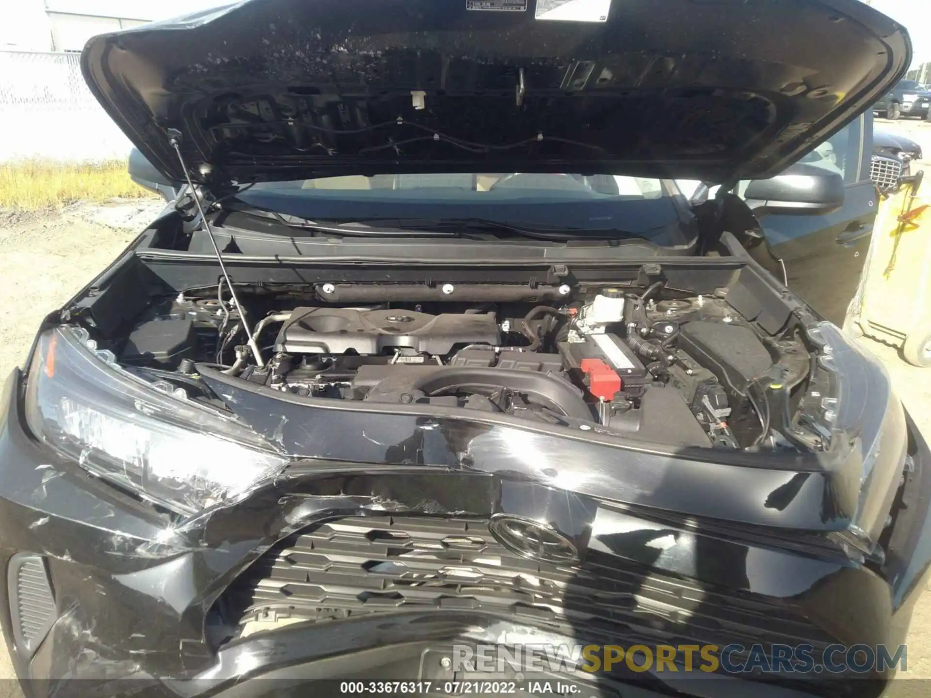 10 Фотография поврежденного автомобиля 2T3H1RFV6KC014007 TOYOTA RAV4 2019