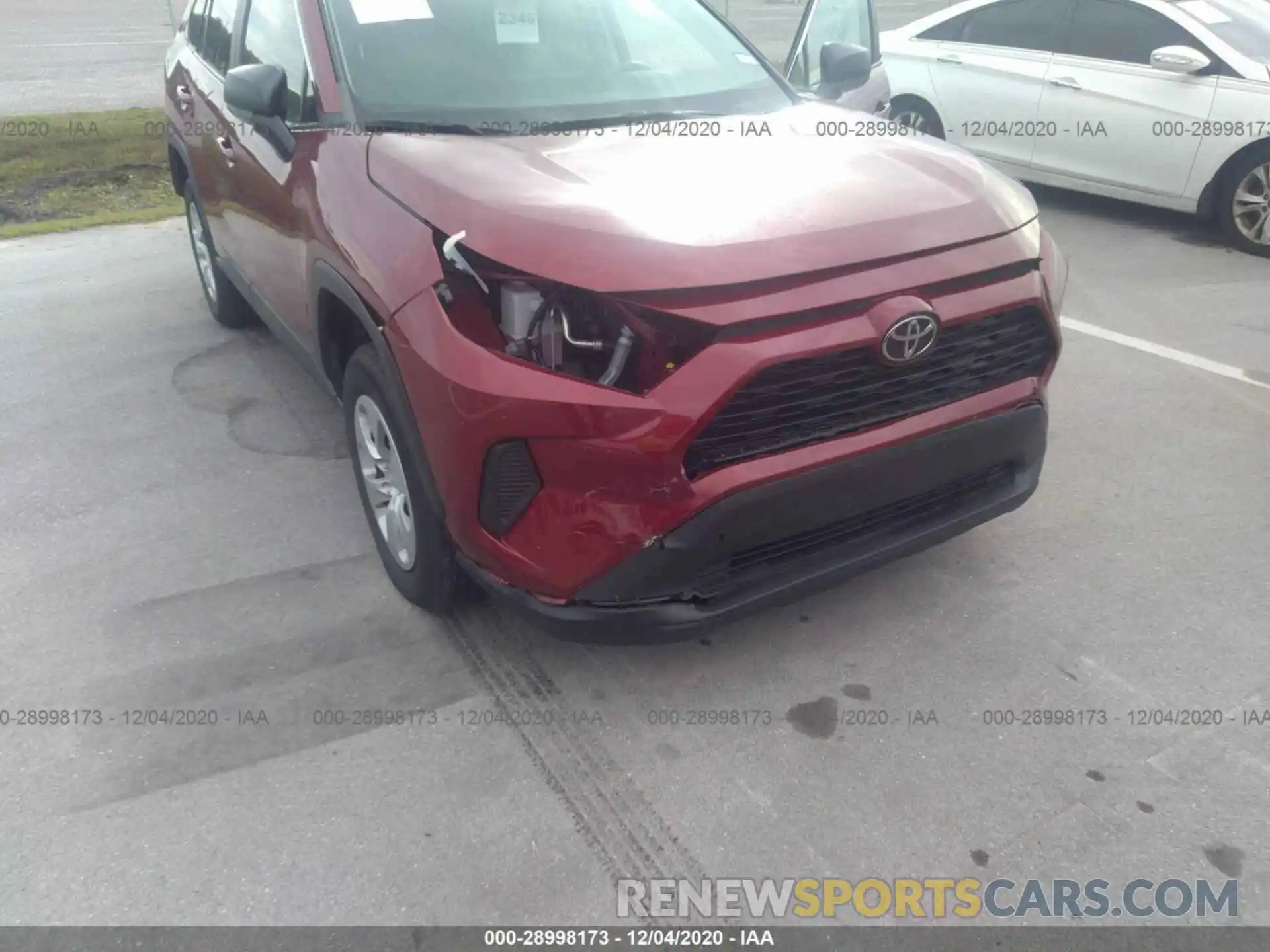 6 Фотография поврежденного автомобиля 2T3H1RFV6KC018347 TOYOTA RAV4 2019