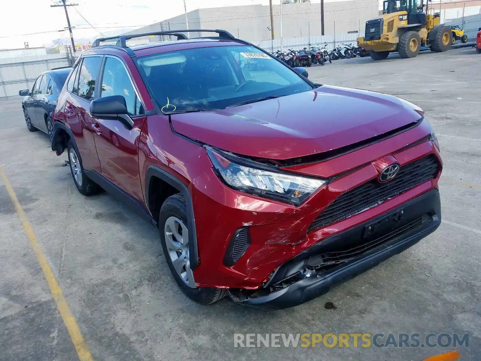 1 Photograph of a damaged car 2T3H1RFV6KC029168 TOYOTA RAV4 2019