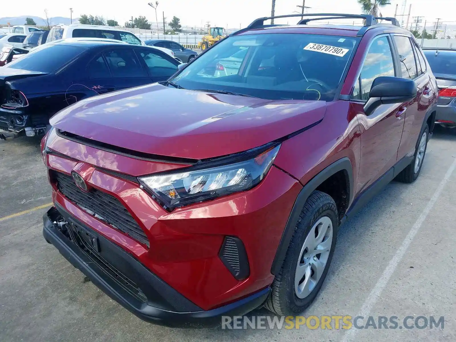 2 Photograph of a damaged car 2T3H1RFV6KC029168 TOYOTA RAV4 2019