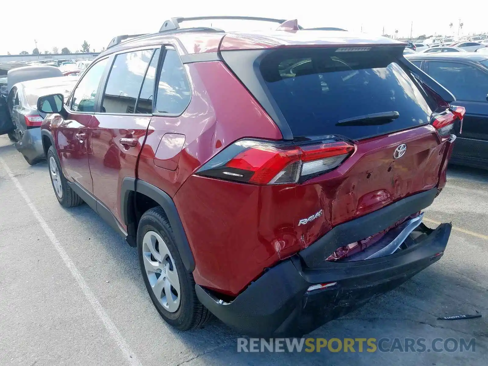 3 Photograph of a damaged car 2T3H1RFV6KC029168 TOYOTA RAV4 2019