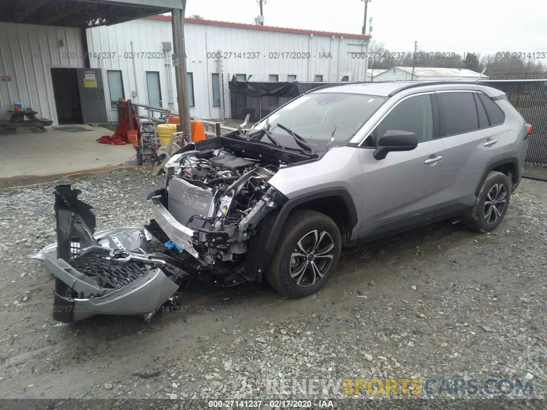 2 Photograph of a damaged car 2T3H1RFV6KC030482 TOYOTA RAV4 2019