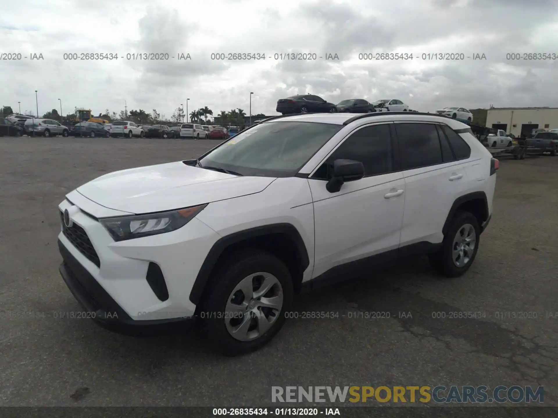 2 Photograph of a damaged car 2T3H1RFV6KC031759 TOYOTA RAV4 2019