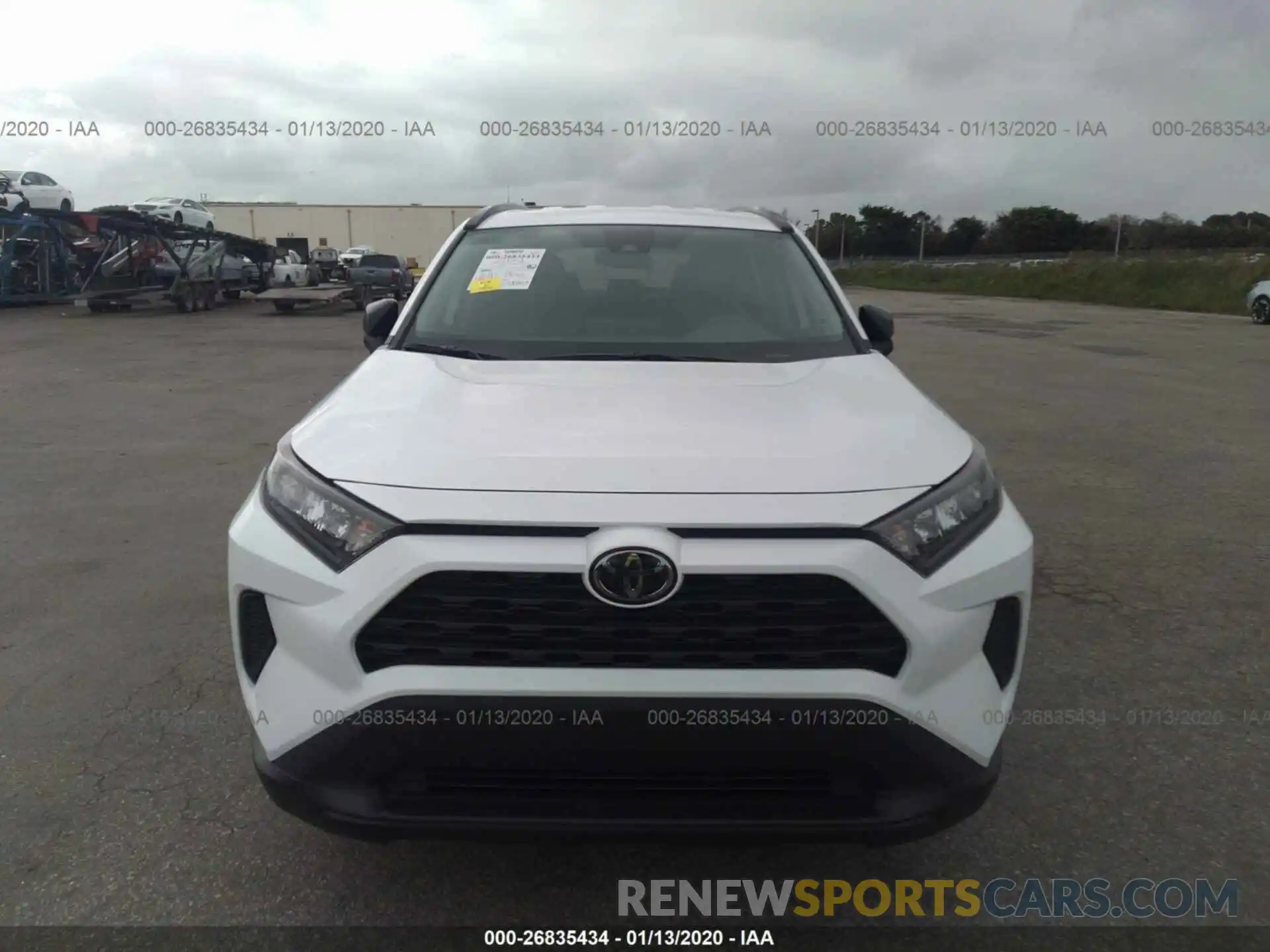 6 Photograph of a damaged car 2T3H1RFV6KC031759 TOYOTA RAV4 2019