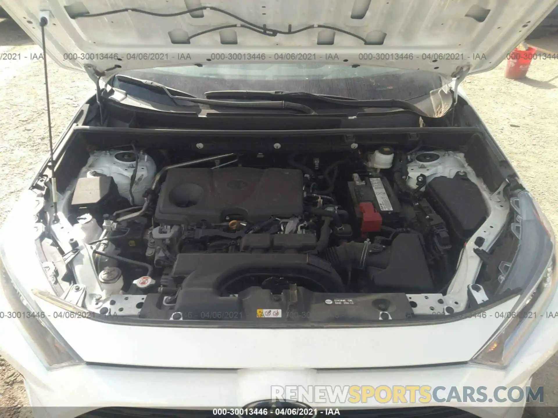 10 Фотография поврежденного автомобиля 2T3H1RFV6KW003264 TOYOTA RAV4 2019