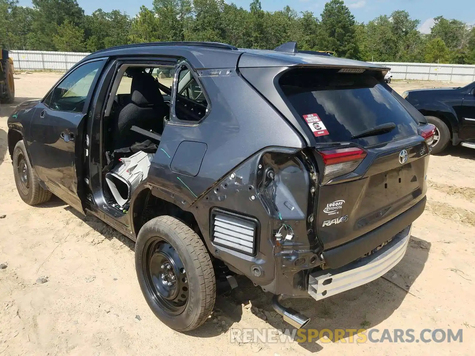 3 Photograph of a damaged car 2T3H1RFV6KW004561 TOYOTA RAV4 2019