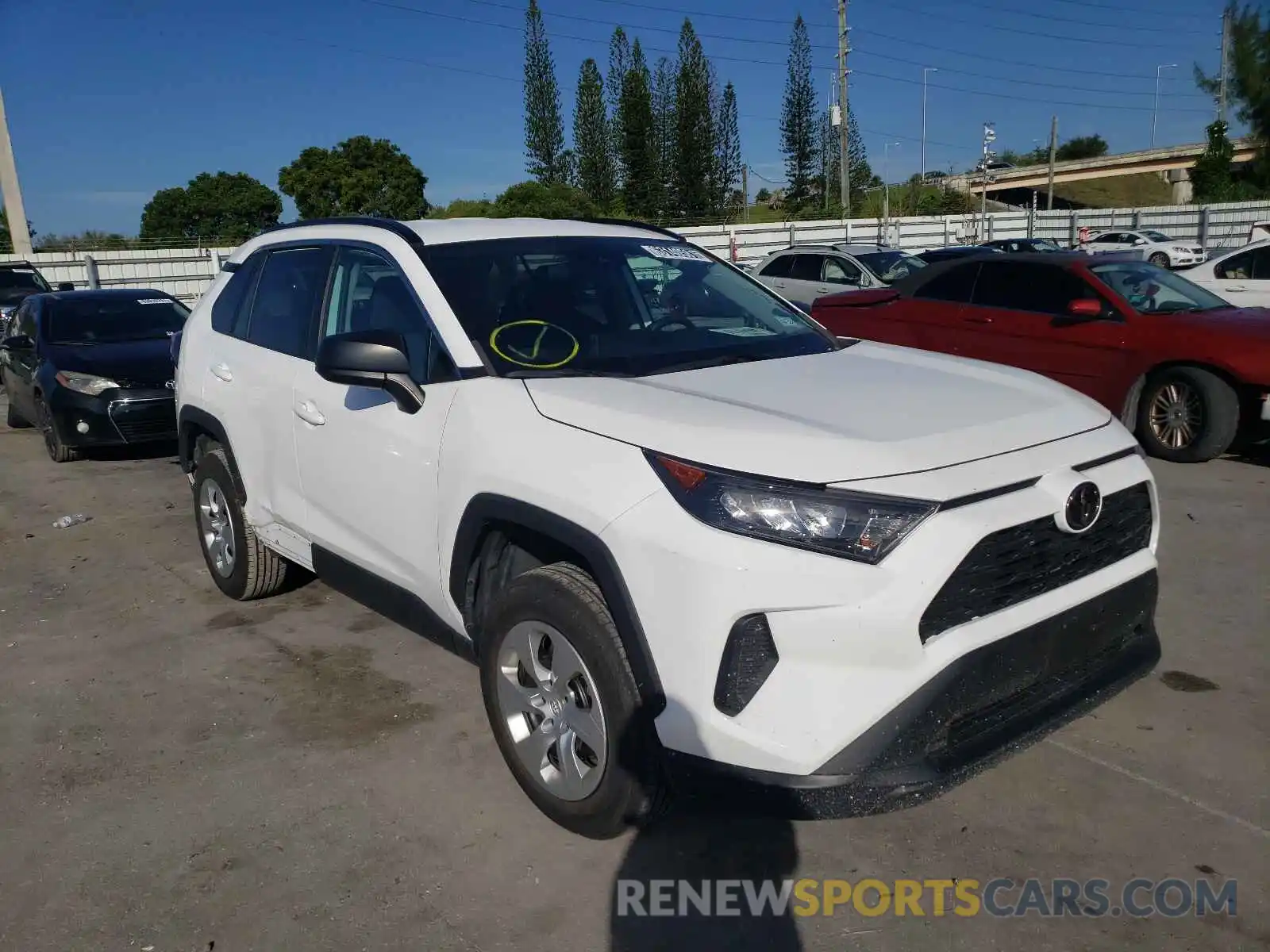 1 Фотография поврежденного автомобиля 2T3H1RFV6KW018847 TOYOTA RAV4 2019