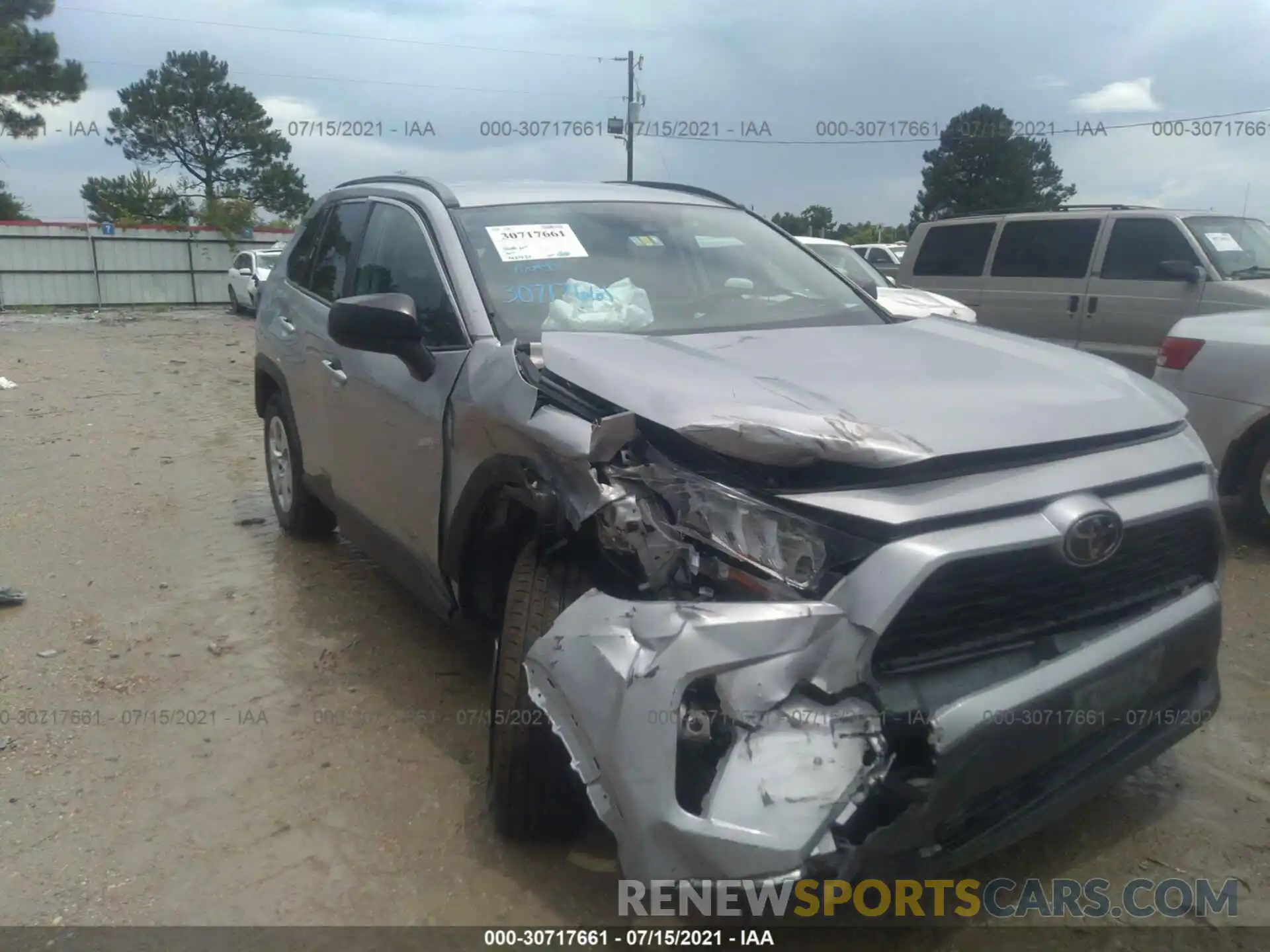 6 Photograph of a damaged car 2T3H1RFV6KW019111 TOYOTA RAV4 2019