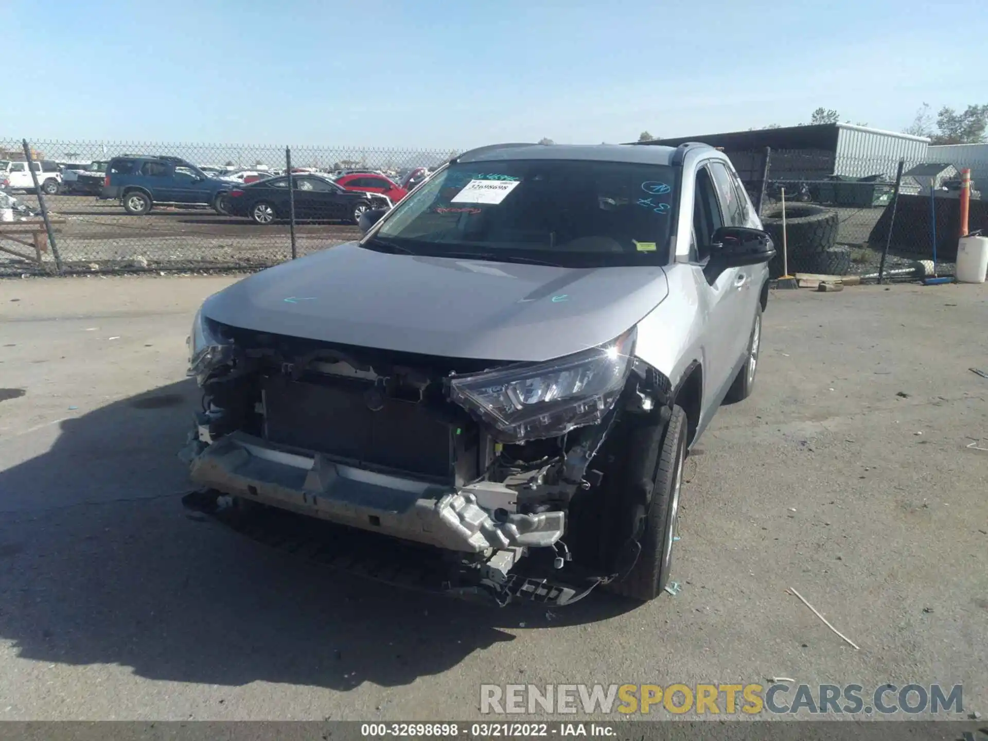 6 Photograph of a damaged car 2T3H1RFV6KW022591 TOYOTA RAV4 2019