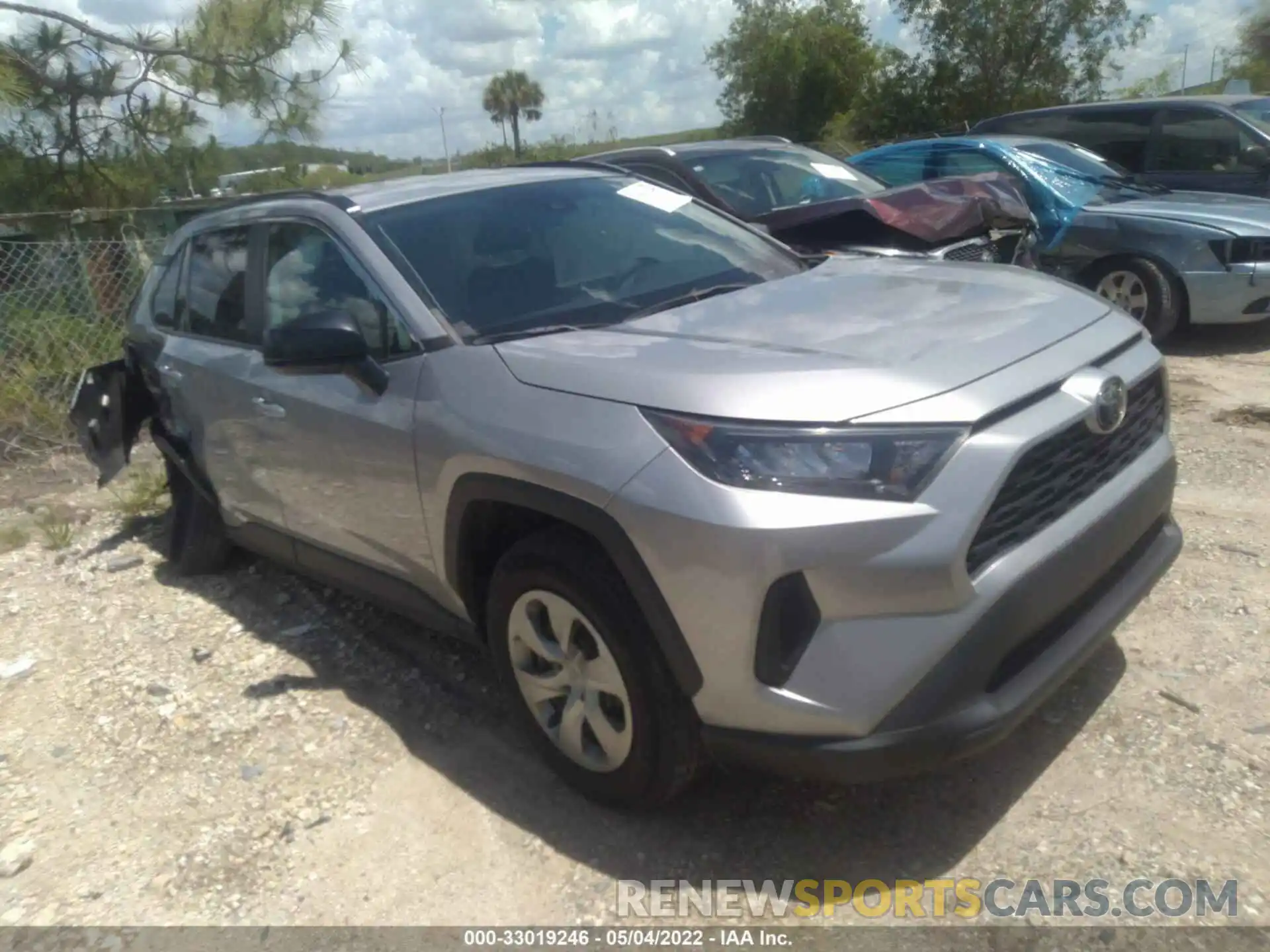 1 Фотография поврежденного автомобиля 2T3H1RFV6KW023966 TOYOTA RAV4 2019