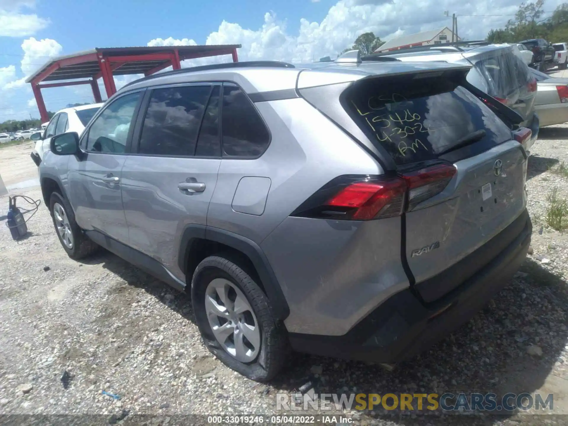 3 Фотография поврежденного автомобиля 2T3H1RFV6KW023966 TOYOTA RAV4 2019