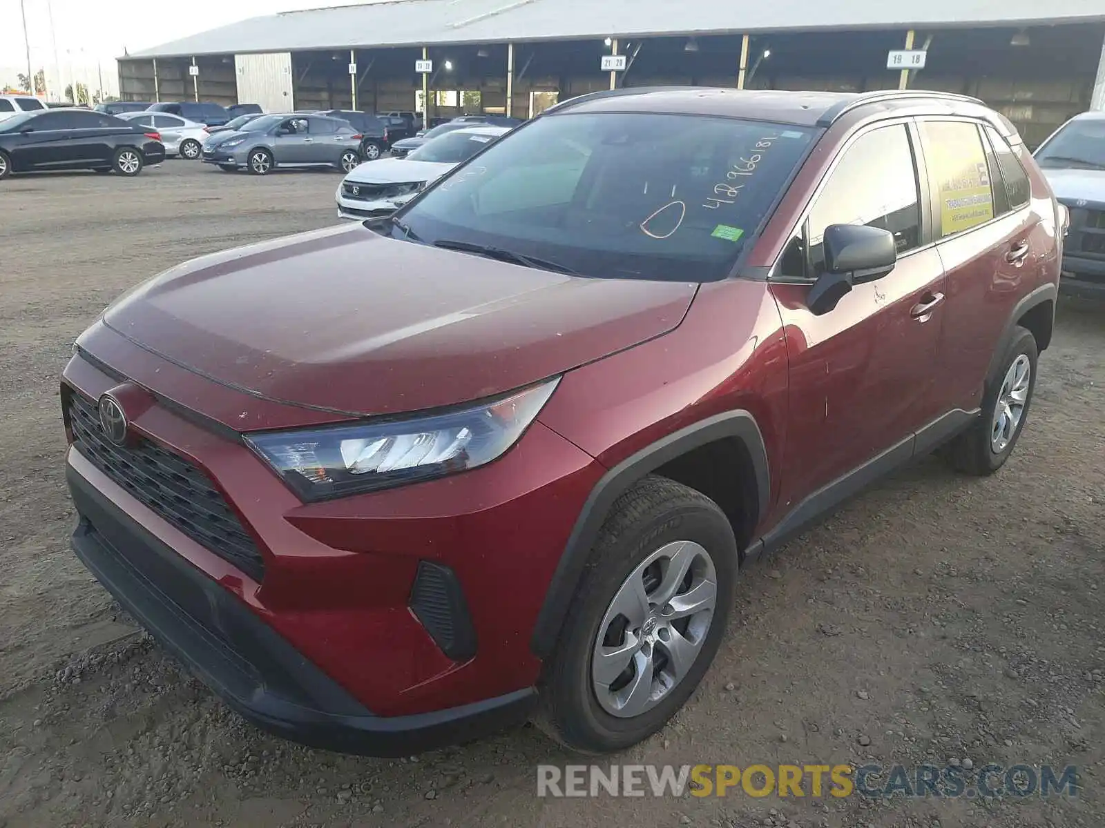 2 Photograph of a damaged car 2T3H1RFV6KW024759 TOYOTA RAV4 2019