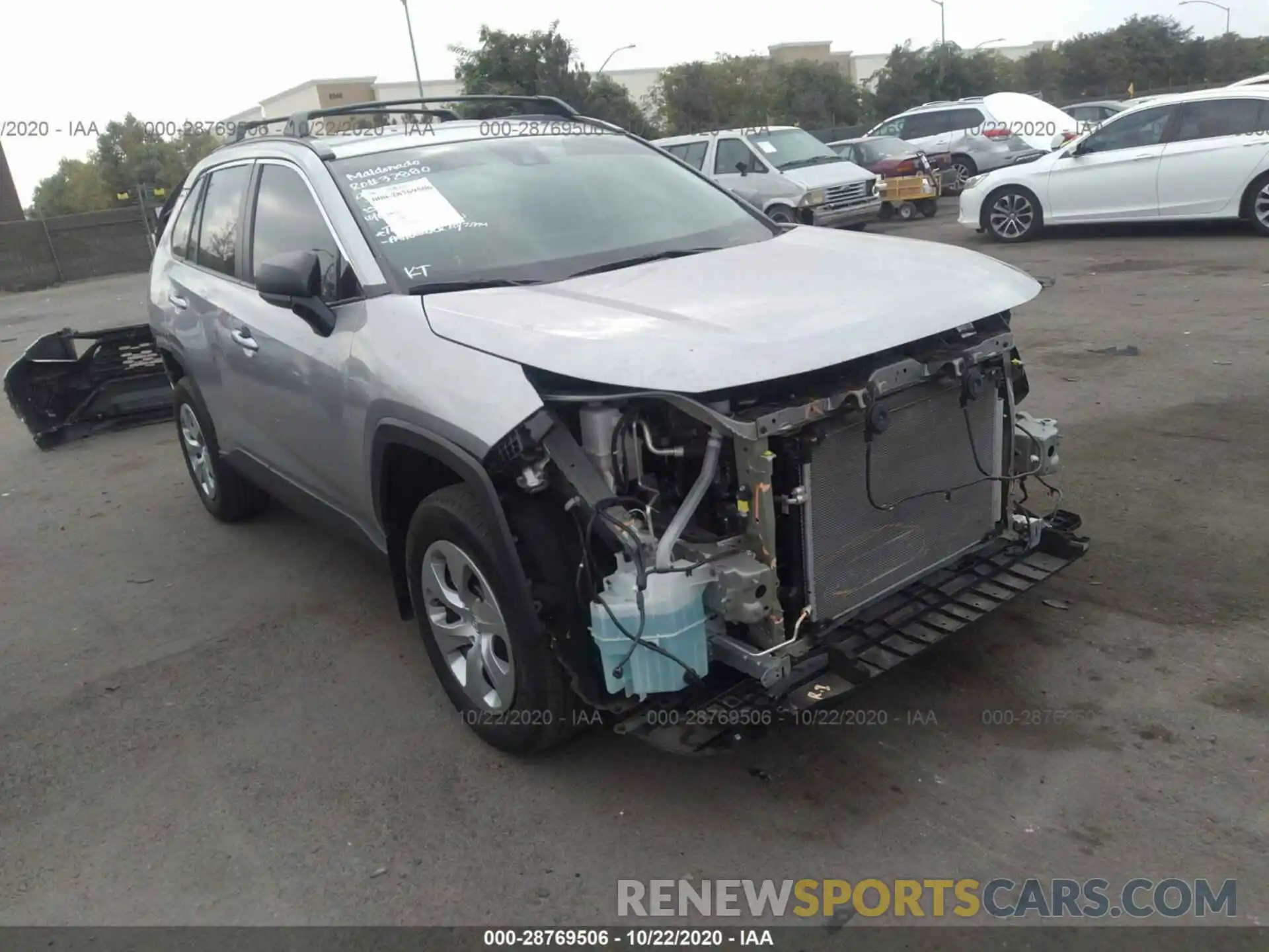 1 Фотография поврежденного автомобиля 2T3H1RFV6KW025572 TOYOTA RAV4 2019