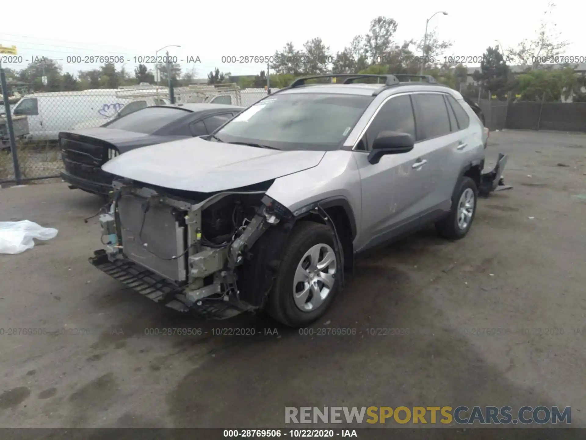 2 Фотография поврежденного автомобиля 2T3H1RFV6KW025572 TOYOTA RAV4 2019