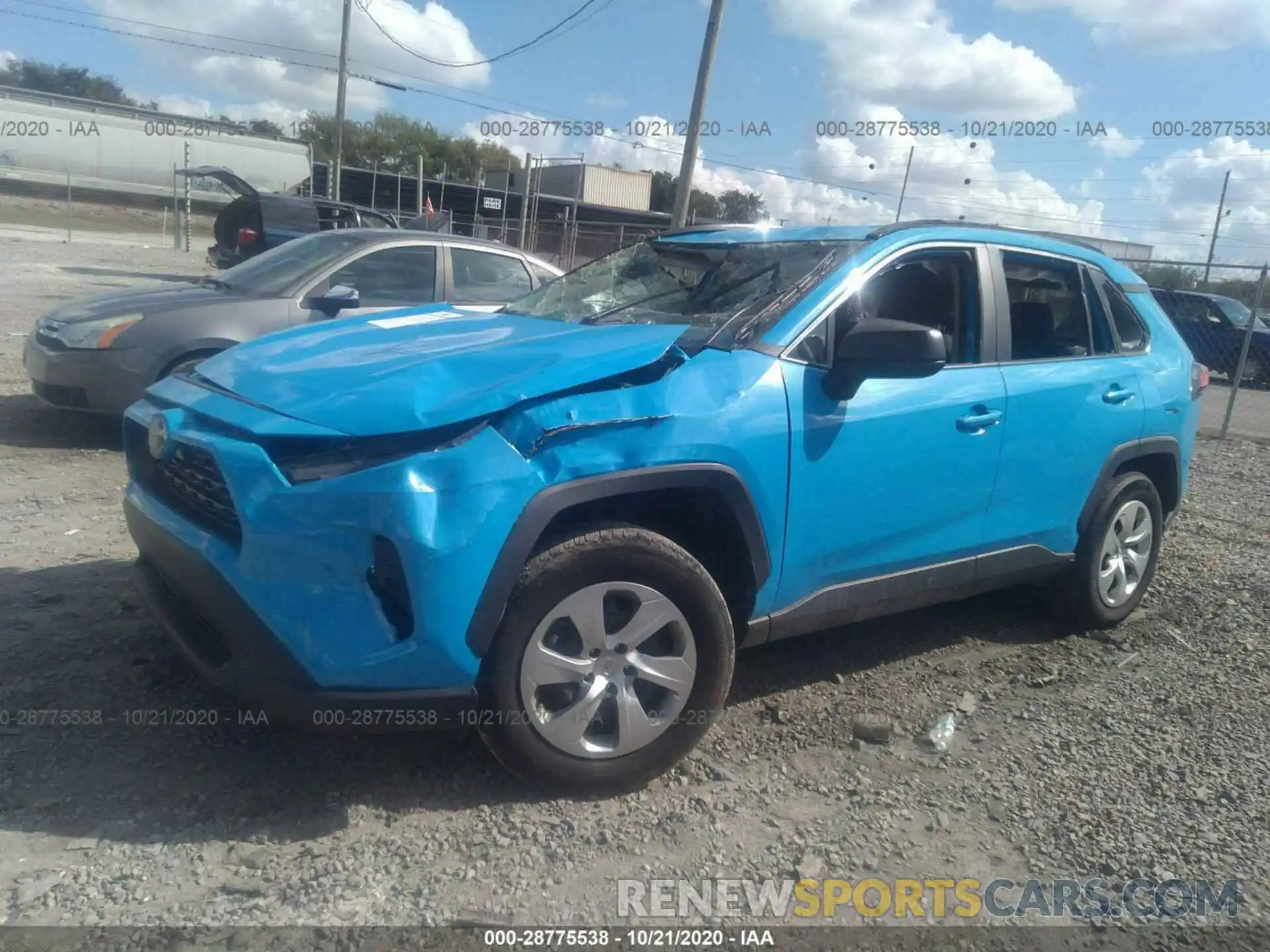 2 Фотография поврежденного автомобиля 2T3H1RFV6KW025944 TOYOTA RAV4 2019