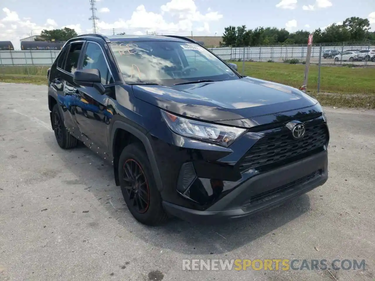 1 Фотография поврежденного автомобиля 2T3H1RFV6KW026205 TOYOTA RAV4 2019