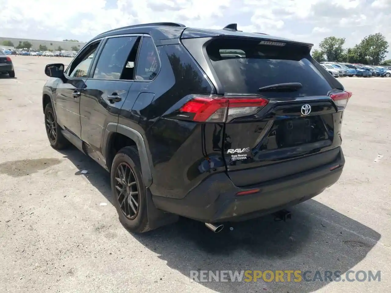 3 Фотография поврежденного автомобиля 2T3H1RFV6KW026205 TOYOTA RAV4 2019