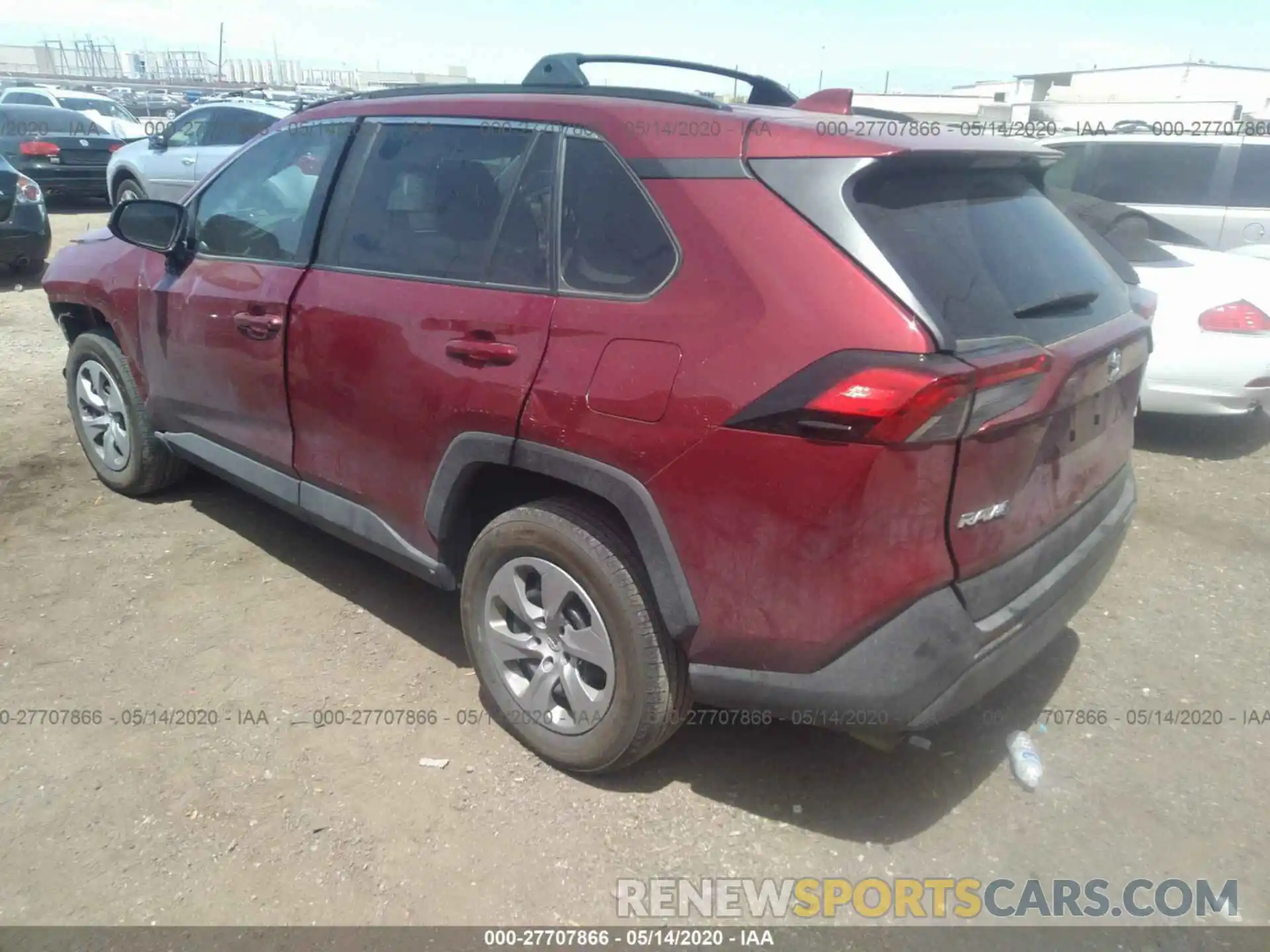 3 Фотография поврежденного автомобиля 2T3H1RFV6KW031517 TOYOTA RAV4 2019