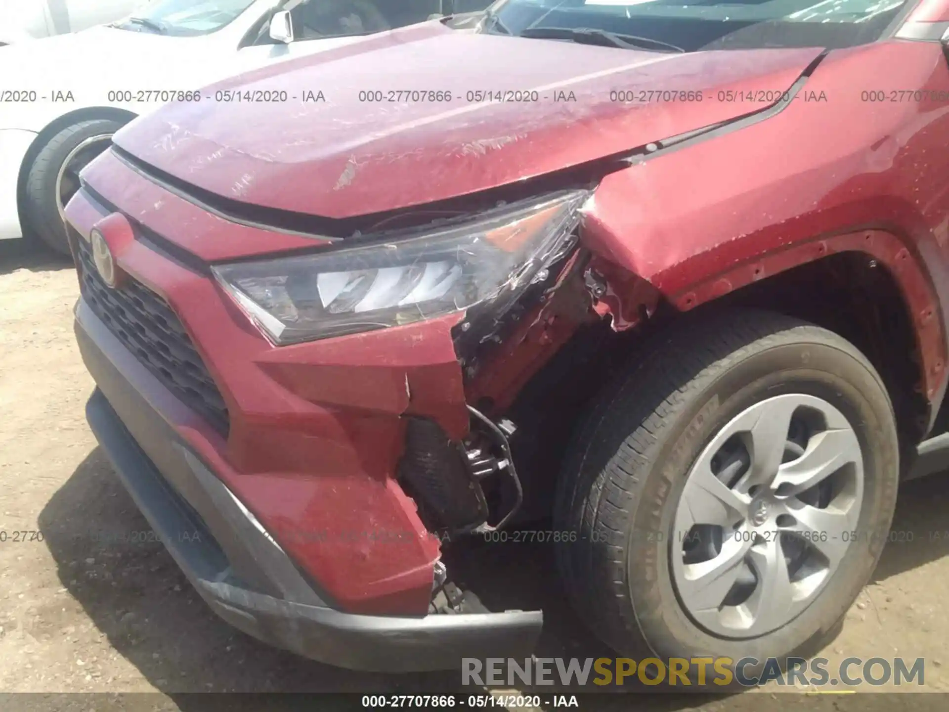 6 Photograph of a damaged car 2T3H1RFV6KW031517 TOYOTA RAV4 2019