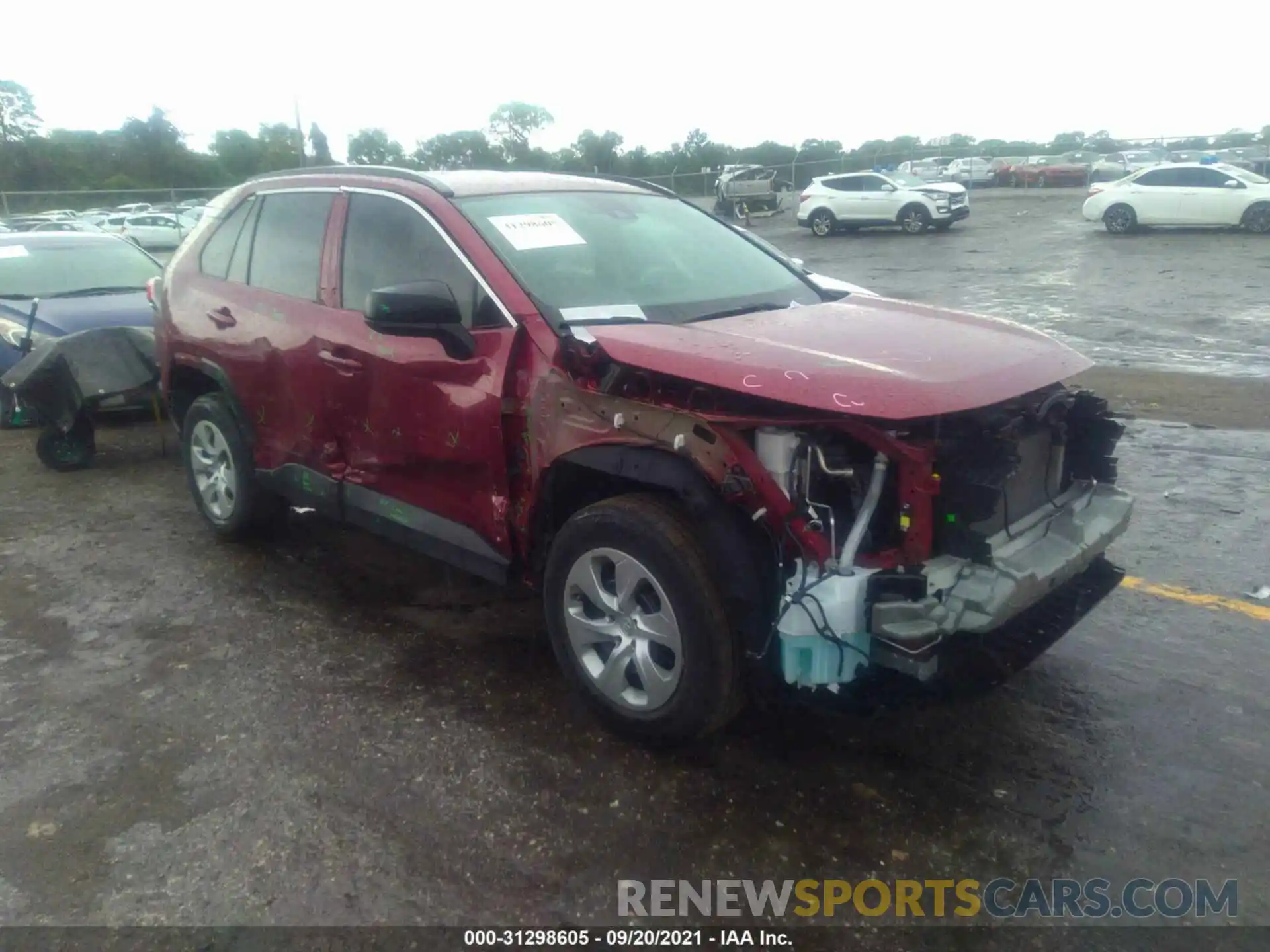 6 Photograph of a damaged car 2T3H1RFV6KW037138 TOYOTA RAV4 2019